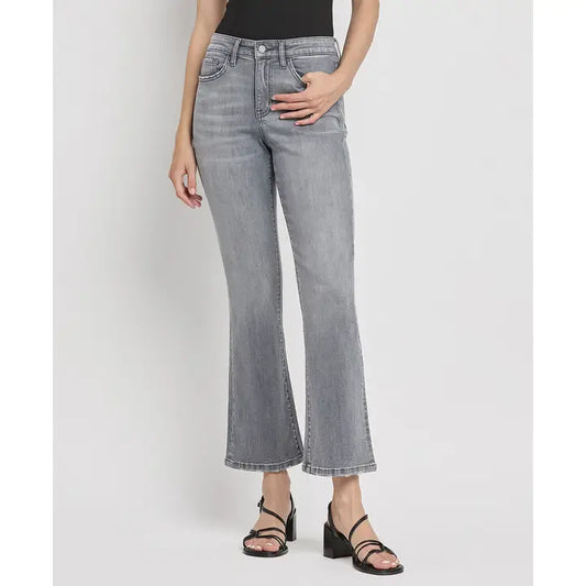 High Rise Ankle Bootcut Jeans