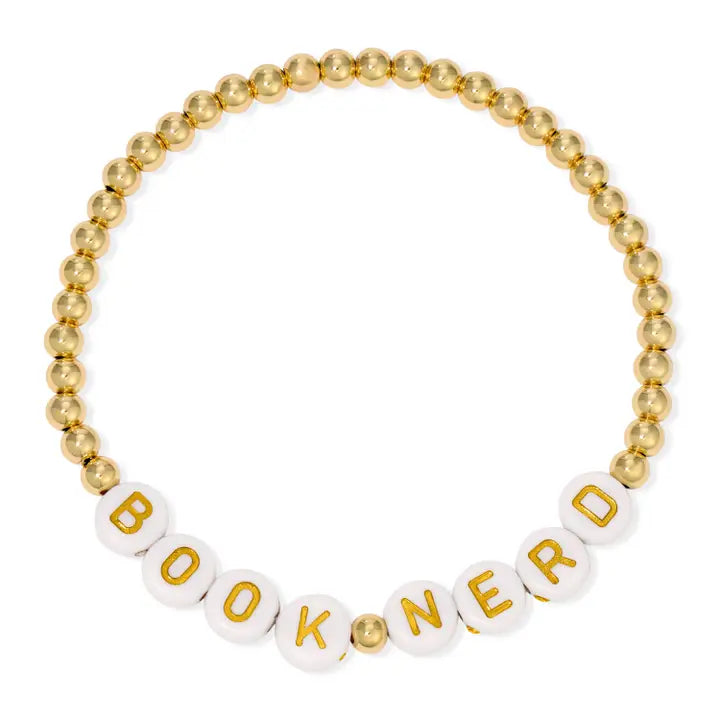 Book Nerd Beaded Bracelet