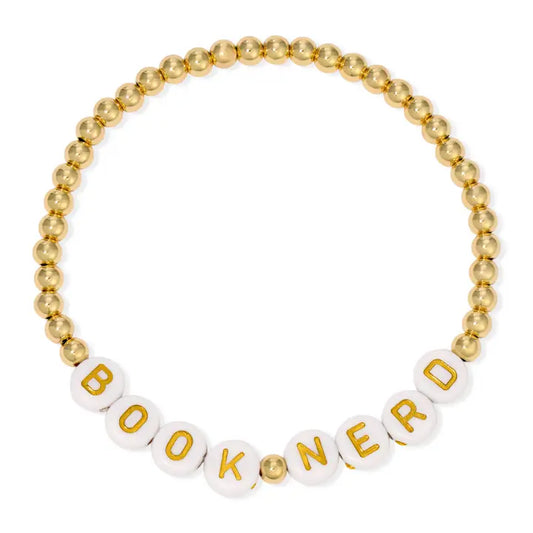 Book Nerd Beaded Bracelet