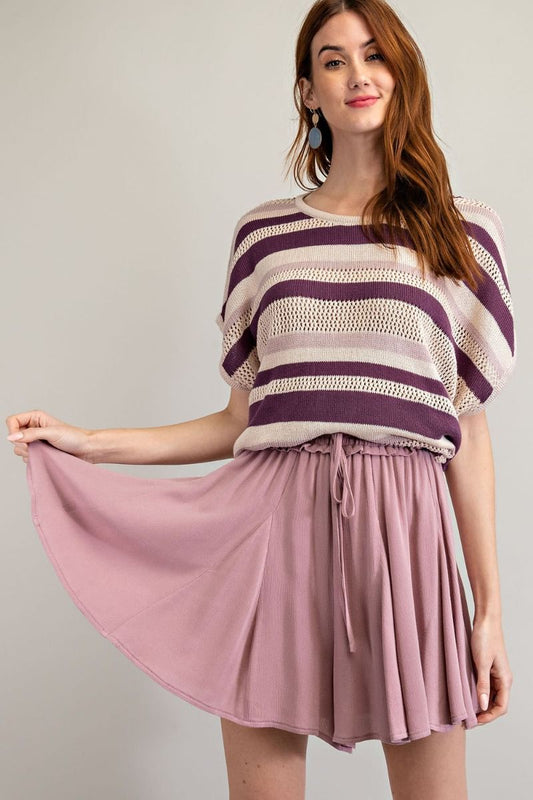 Rayon Gauze Swing Shorts