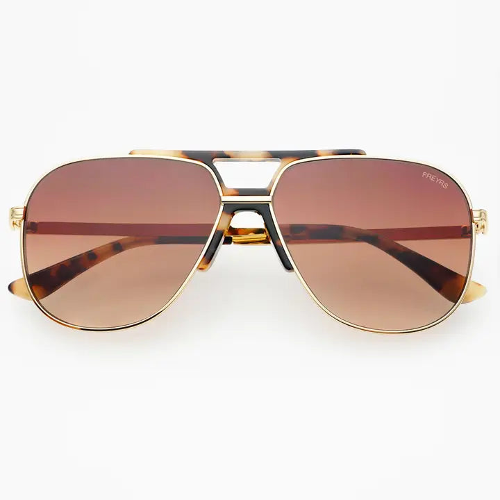 Logan Acetate Aviator Unisex Sunglasses