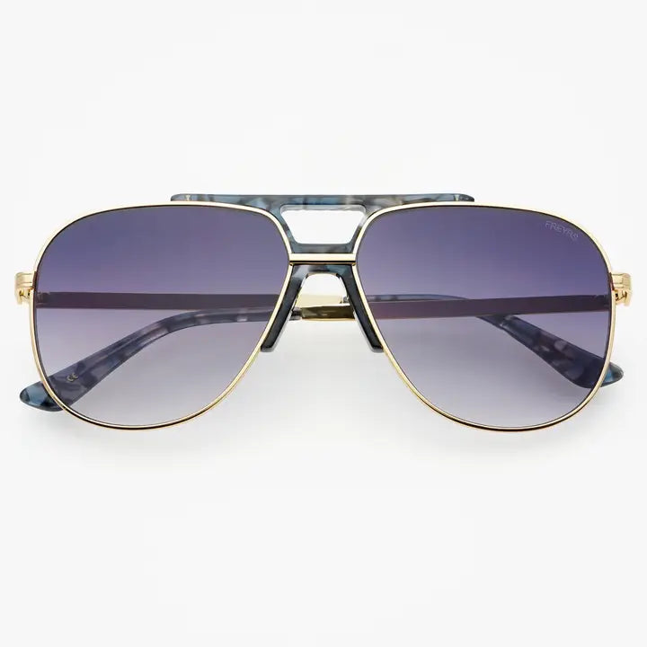 Logan Acetate Aviator Unisex Sunglasses