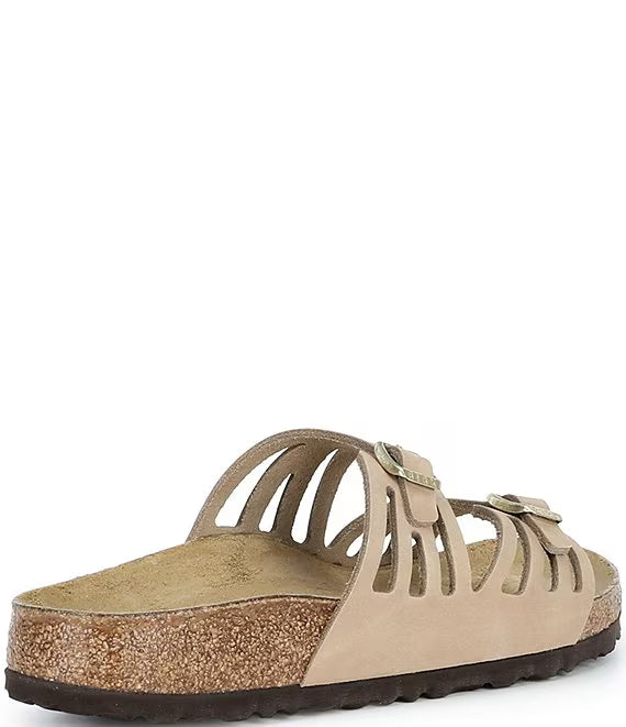 Granada Nubuck Slide Sandals-Sandcastle