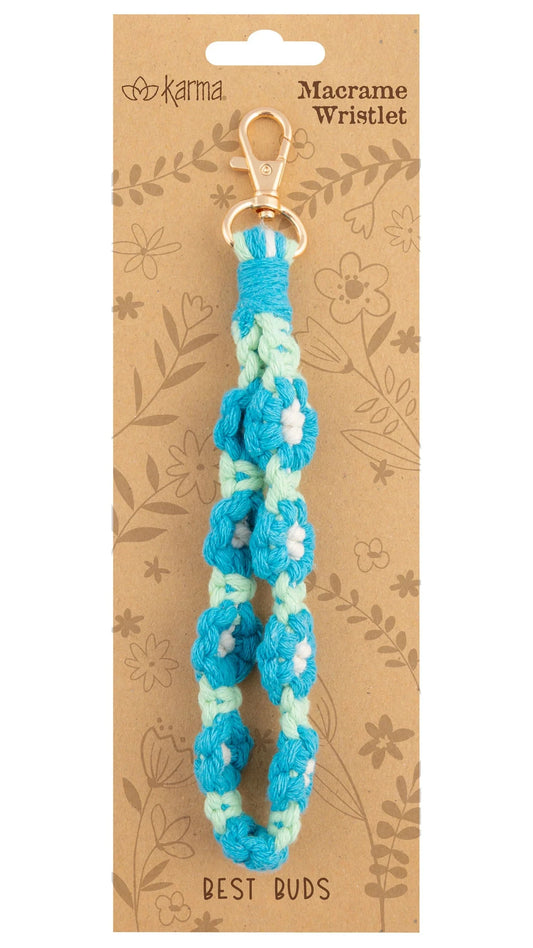 Karma Macrame Wristlet