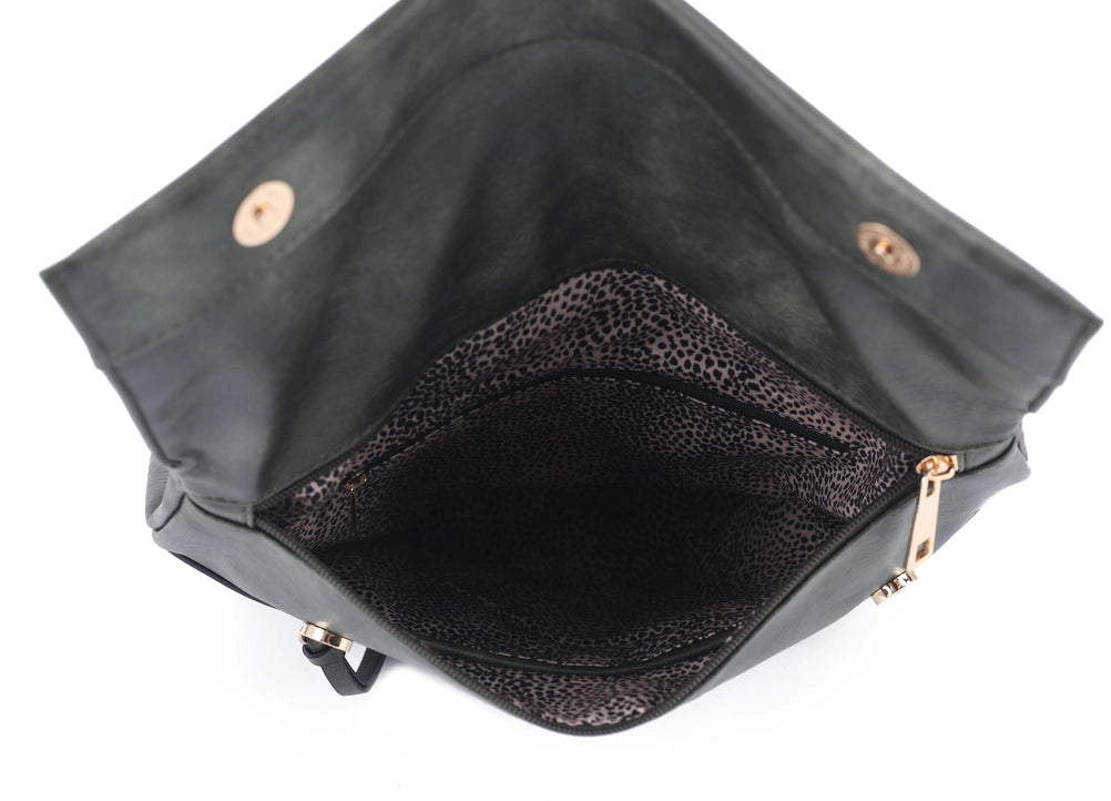 Helena Woven Flap Backpack