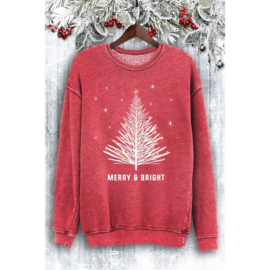 Merry and Bright crew neck