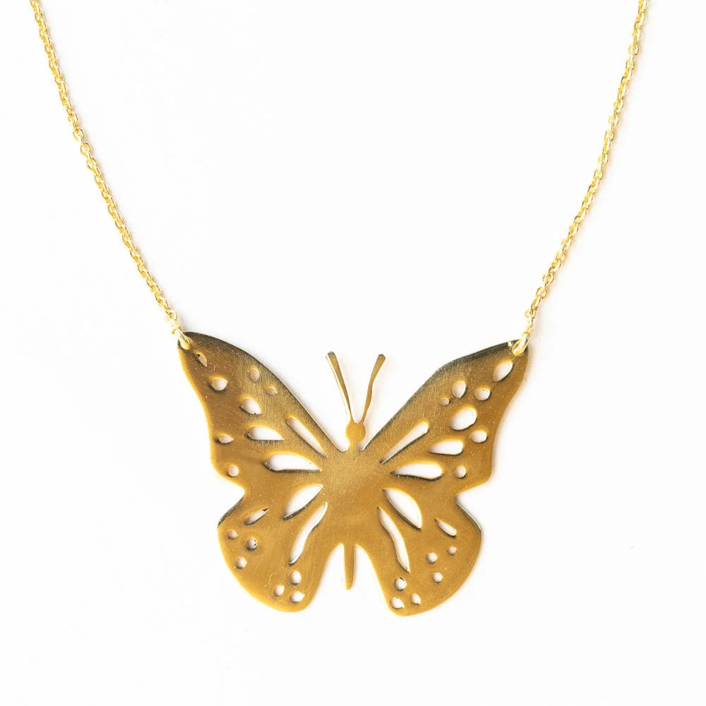 Monica Butterfly Pendant Necklace