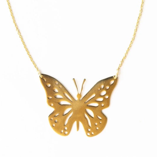 Monica Butterfly Pendant Necklace