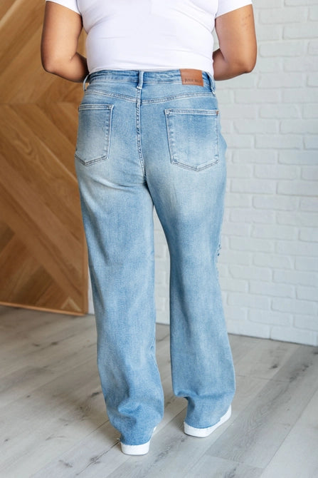 Judy Blue Rigid Magic 90's Destroy Straight Jean