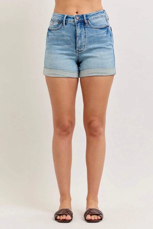 High Waist Tummy Control Slim Shorts