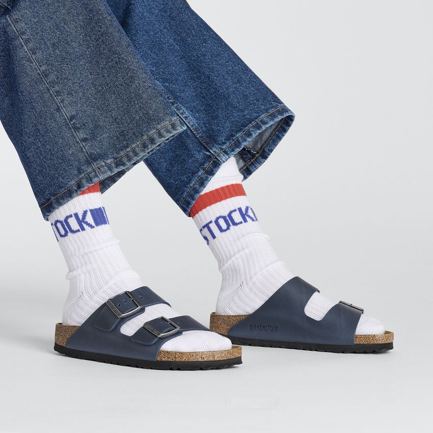 Red. White, and Blue Birkenstock Socks