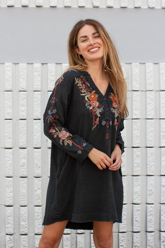 Kyla Seo Tania Embordered Dress